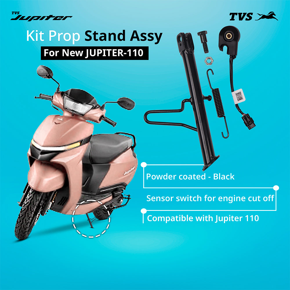 TVS New Jupiter 110 Kit Side Stand - Designed for Stability and Durability